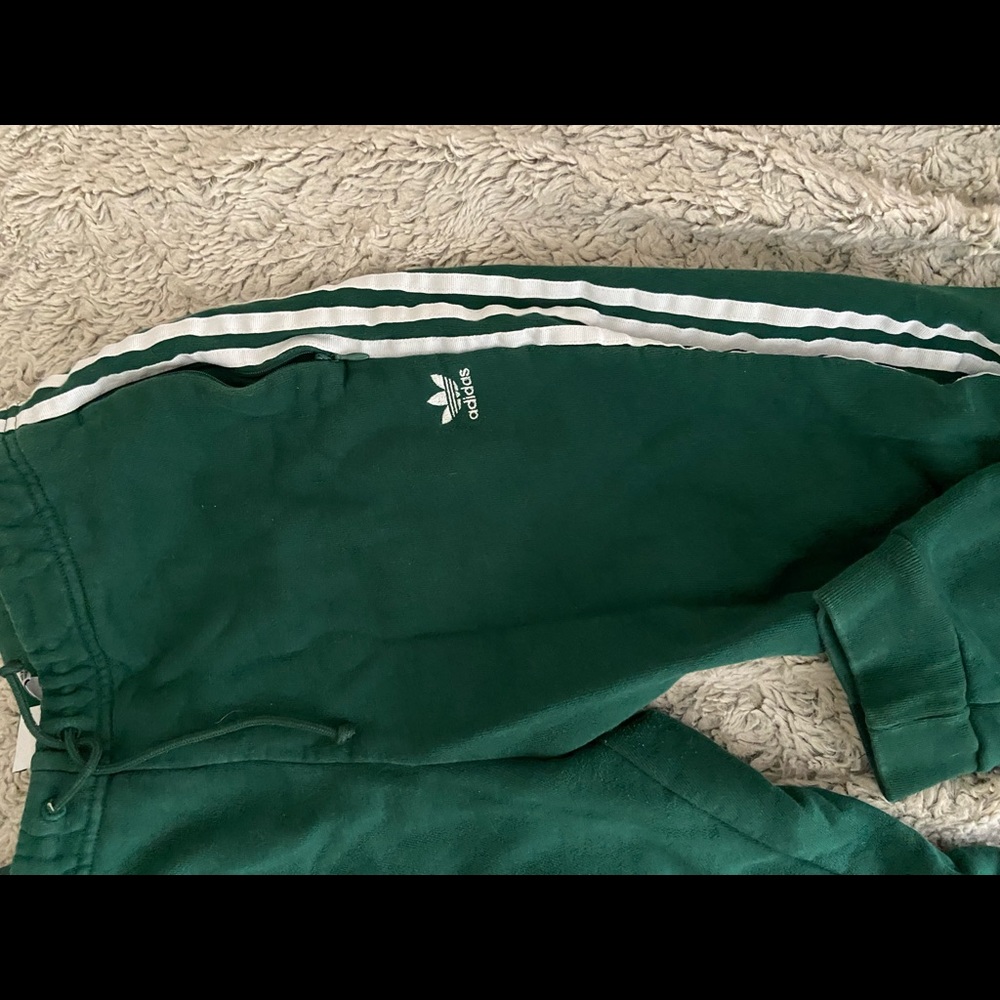 green adidas joggers sweatpants